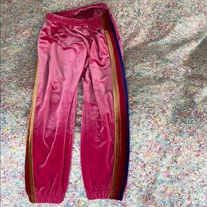 aviator nation velour sweatpants